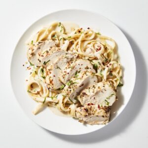 Truffled Fettuccine Alfredo with Grilled Chicken - Meal Prep Kit
