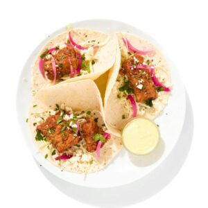 Karaage Fish Tacos with Wasabi-Lime Mayo - 4 Pack